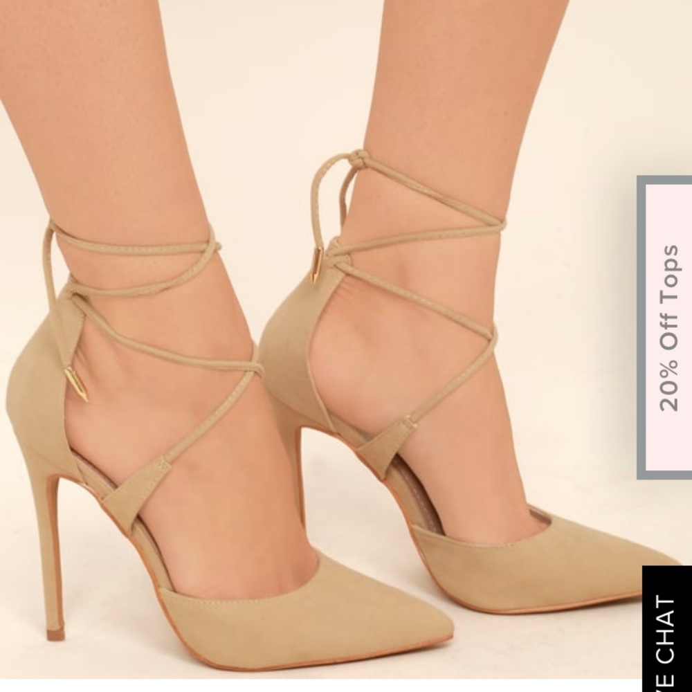 Lulus suede heels